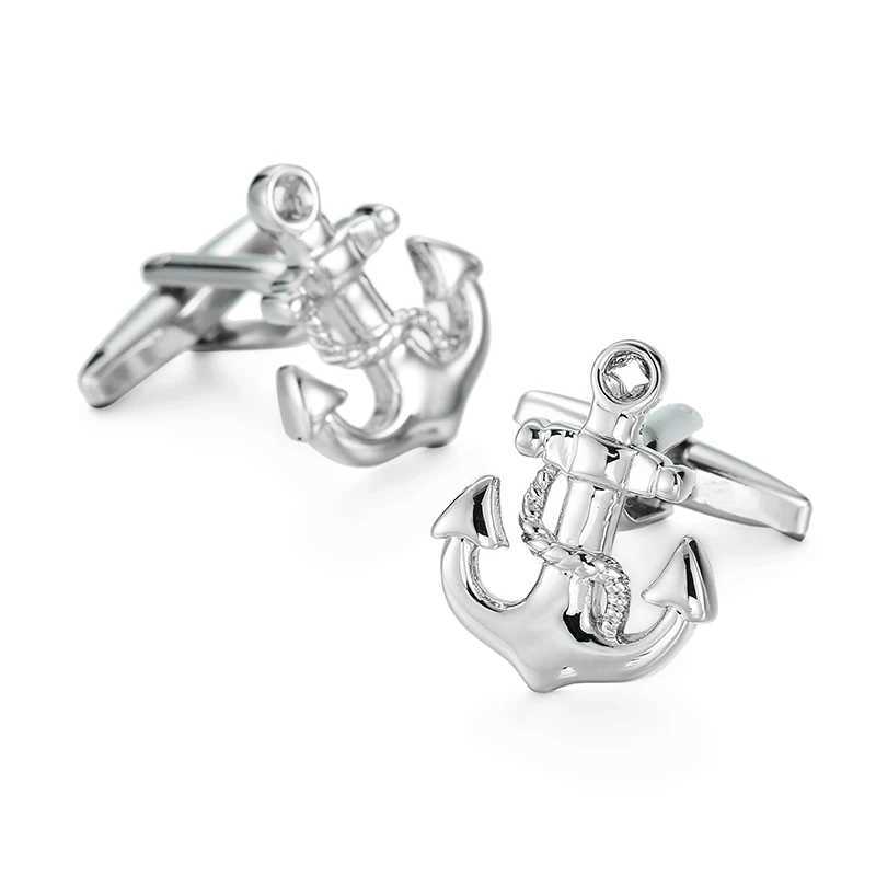 High quality bus airplane bicycle motorcycle cufflinks mens French shirt badges ship anchor cufflinks factory direct wholesale W250606