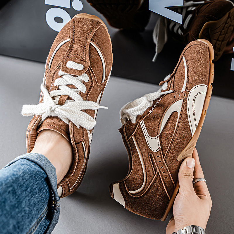 2025 Spring New Designer casual shoes German Training Versatile Flat White Agan Lightweight Sports Casual Men's Shoes