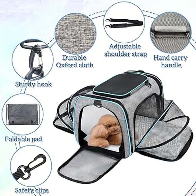 Pet s Backpack Portable Breathable Foldable Cat Bag Transport for Cats Dog Bags Outdoor Travel Pets Transport Bag 250603