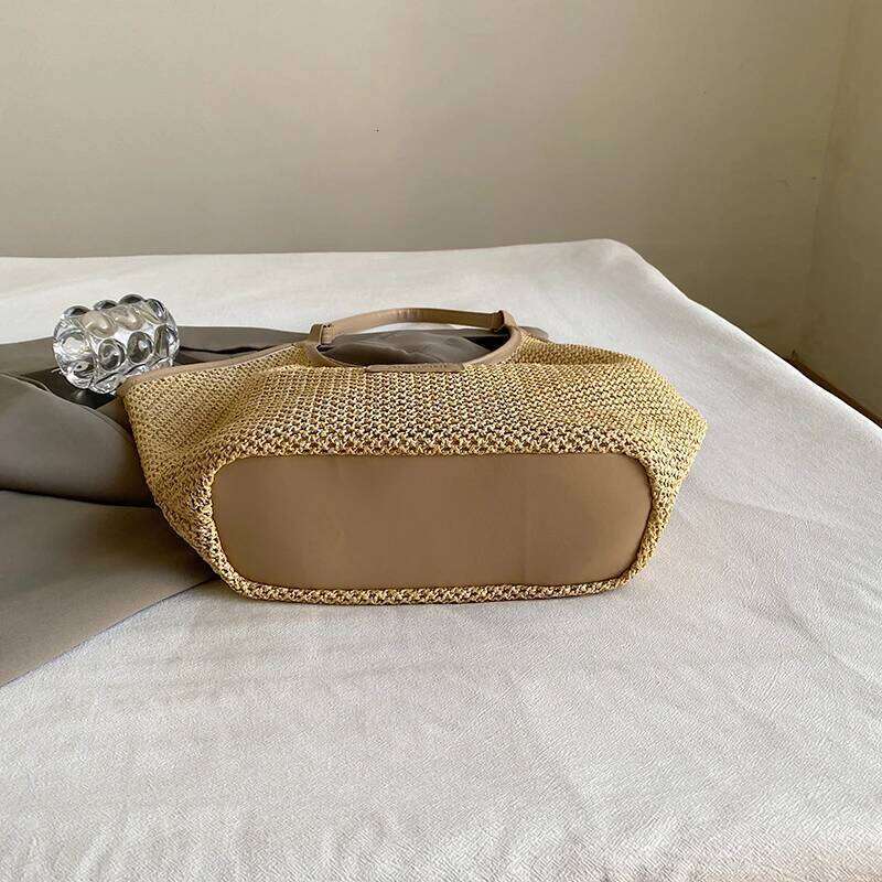 2025 Handbag Women's New Commuter All-Fit Shoulder Bag Braided Tote Bag Fashion Casual High Appearance Level