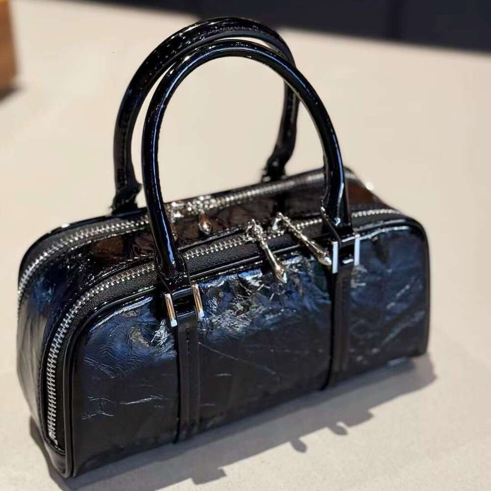 Korean Niche Design Single Shoulder Crossbody Boston for Women New High end Handheld Small Square Bag