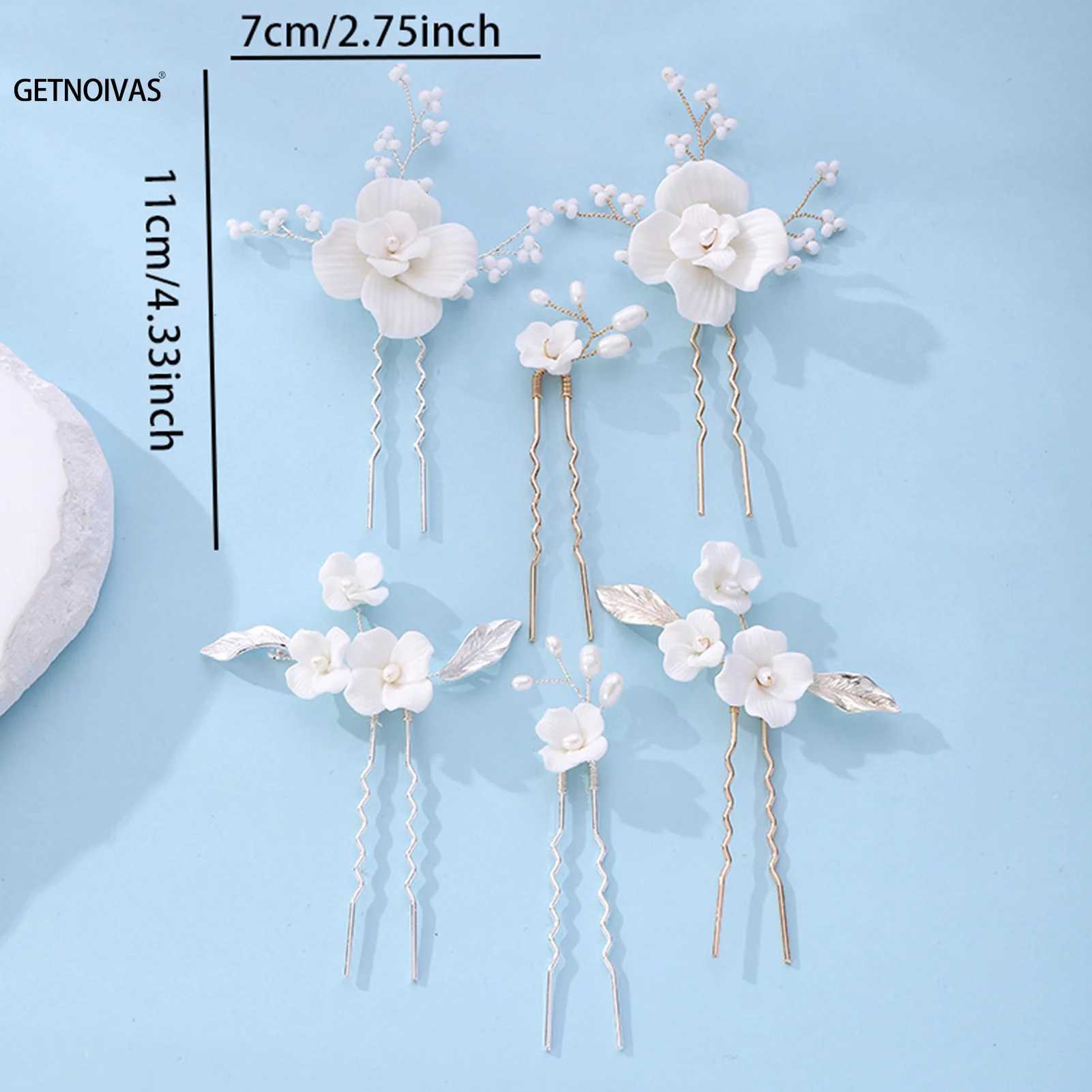 3pcs Bridal U-shaped Pin Metal Barrette Clip Pearl Hairpins Women Hair Accessories Hair Comb Forks Wedding Hairstyle Design Tool Z250605