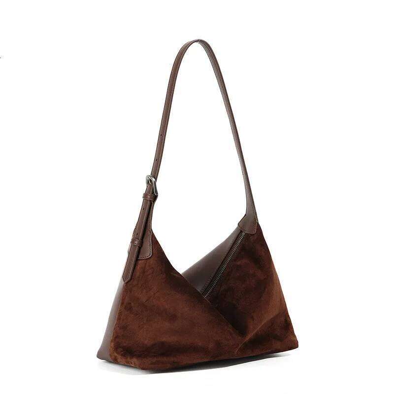 First layer vegetable tanned cowhide armpit classic crossbody hobo bag all-match casual genuine leather commuting shoulder dumpl