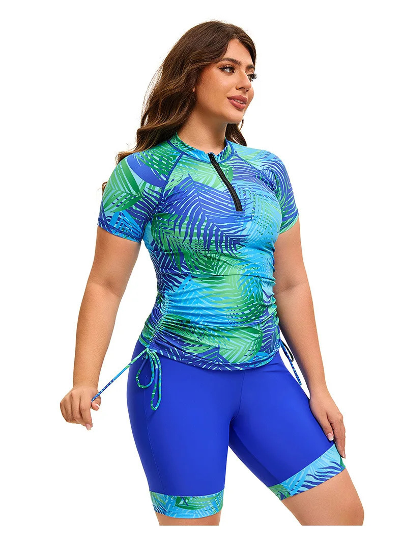 Womens Plus Size Tankini Swimsuits with Shorts Two Piece Bathing Suit 250603