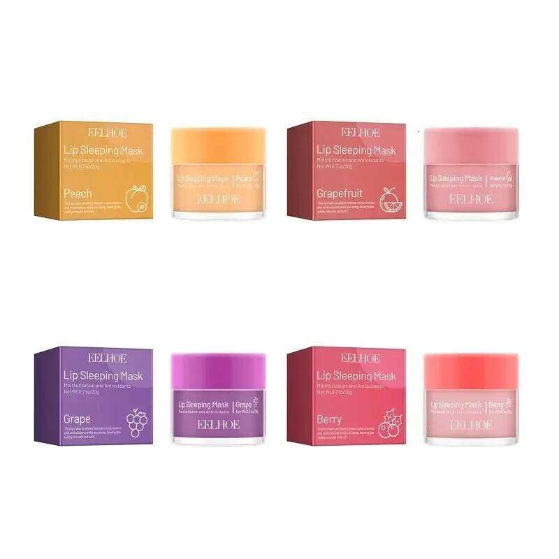 Moisturizing Sleeping Mask Night Lips Multiple Colors Cute Makeup Maintenance Anti-Cracking Lip Oil Care Cosmetics free shipping