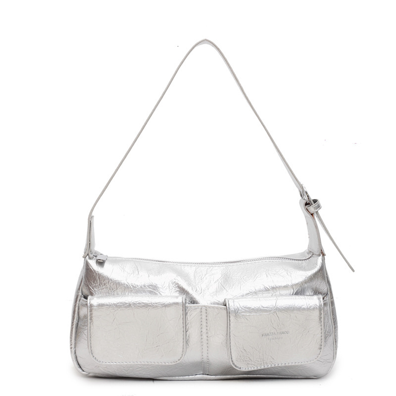 Free Shipping Designer Bag French Style Niche Armpit For Womens Summer 2025 New Trendy And Fashionable Single Shoulder Motorcycle Texture Hand-held To