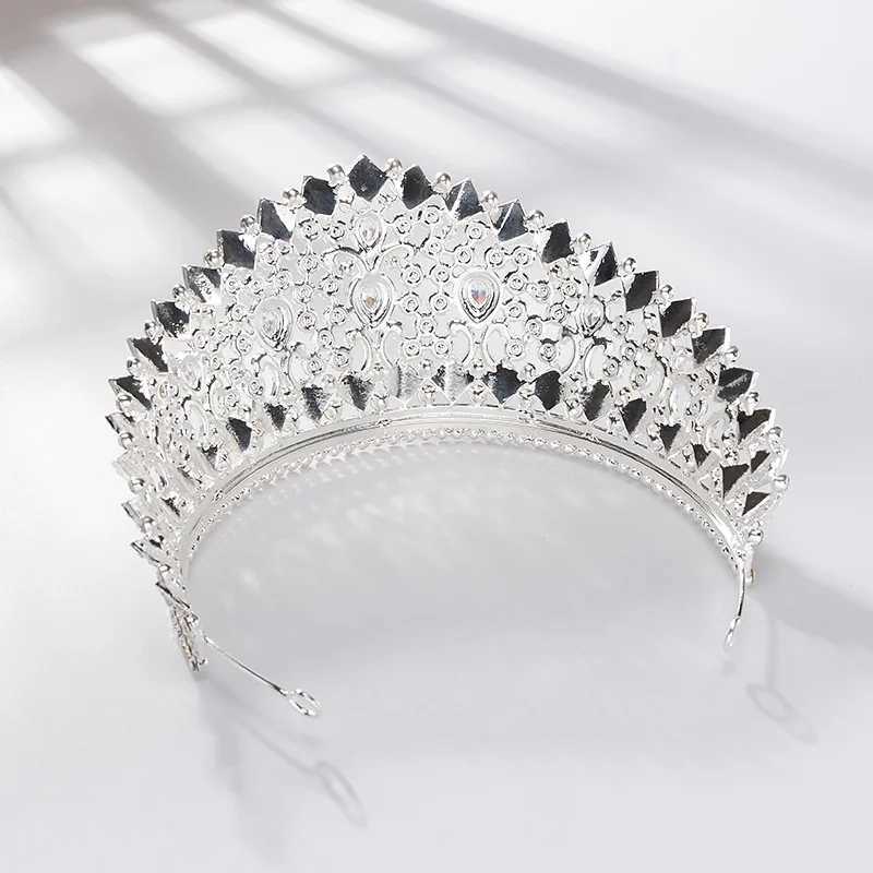 Levery Zircon Beauty Pageant Crown Headwear Bride Jewelry Z250605