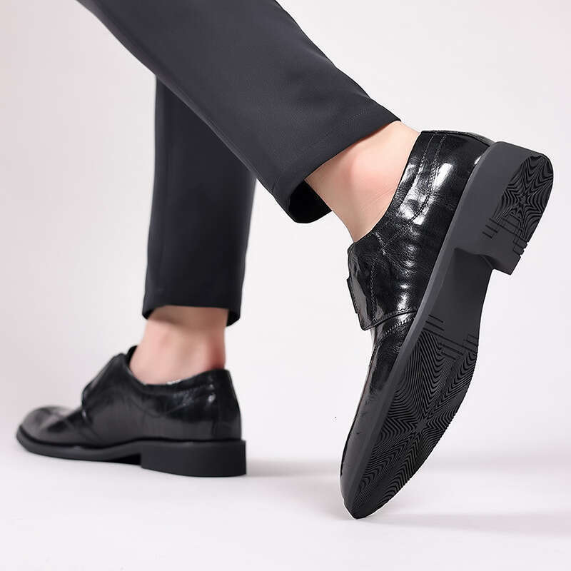 New Handmade for Men Business Formal Genuine Leather British Casual High-end Slip-on Sheepskin Men's Shoes