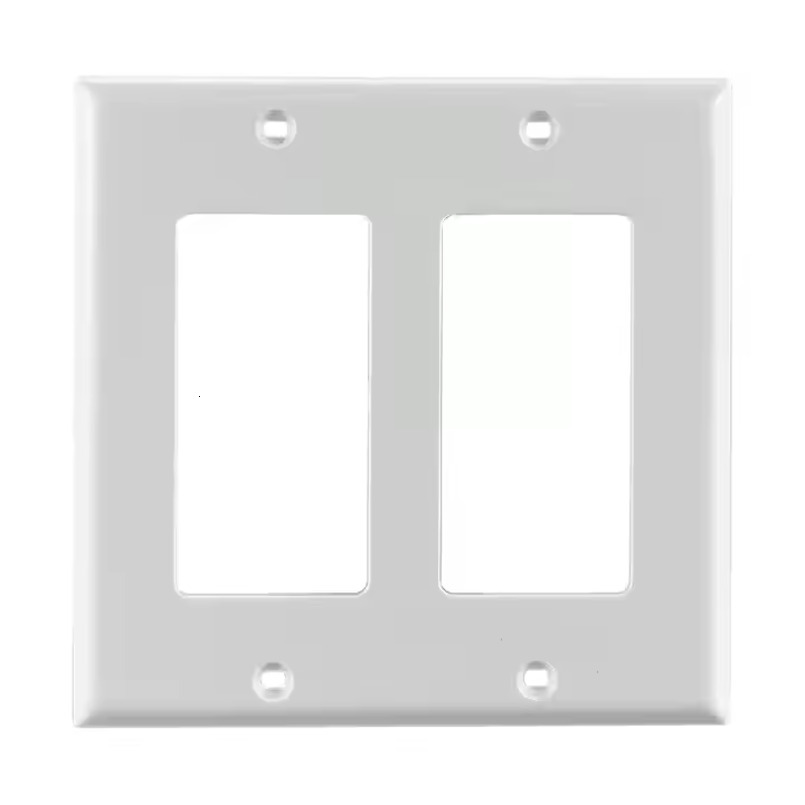 1-5 Gang Hot Sale Plastic American Style Wall Switch Plate Outlet Cover American Standard Wall Panel Order inquiry back office Order inquiry back offi