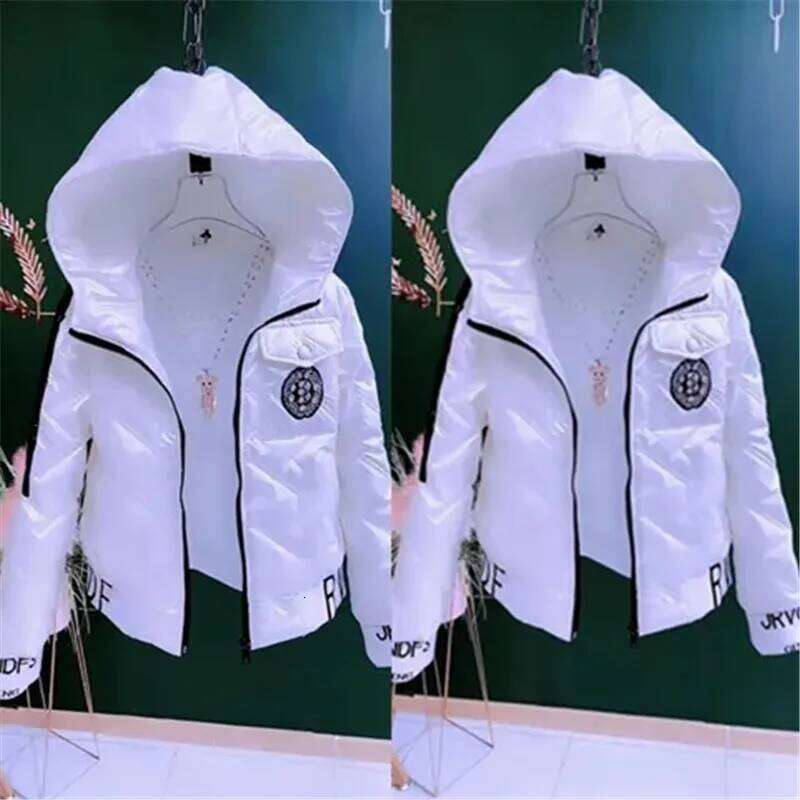 Winter Jacket Glossy Down Cotton Coat Women's Short 2025 New Student Korean Version Loose Keep Warm Cotton-Padded