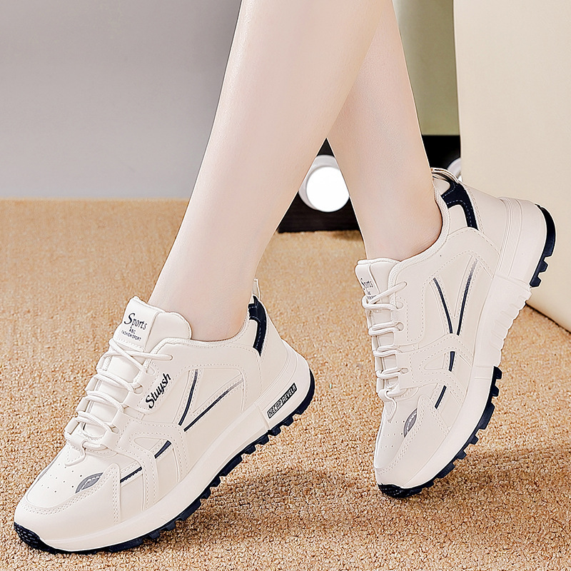 Plus New Spring Agan Women Fashion Thick Sole Sneakers Ladies Non Casual Shoes Slip Shoes Size Ddmysaturn