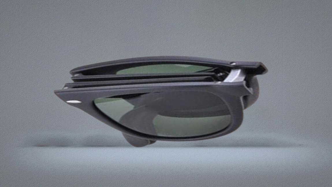 factory top quality classic 50mm square Foldable Sun glasses Men Women oversized 54mm SunGlasses Driving designer Folding lens mat2636752