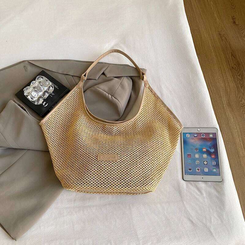 2025 Handbag Women's New Commuter All-Fit Shoulder Bag Braided Tote Bag Fashion Casual High Appearance Level