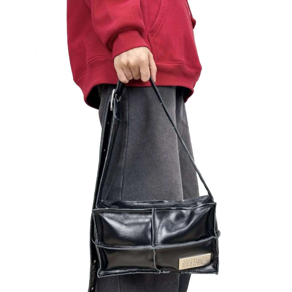 2024 Autumn New Soft Cow Leather Plaid Crossbody Trendy Casual Stylish Shoulder Bag Fashionable Origin China