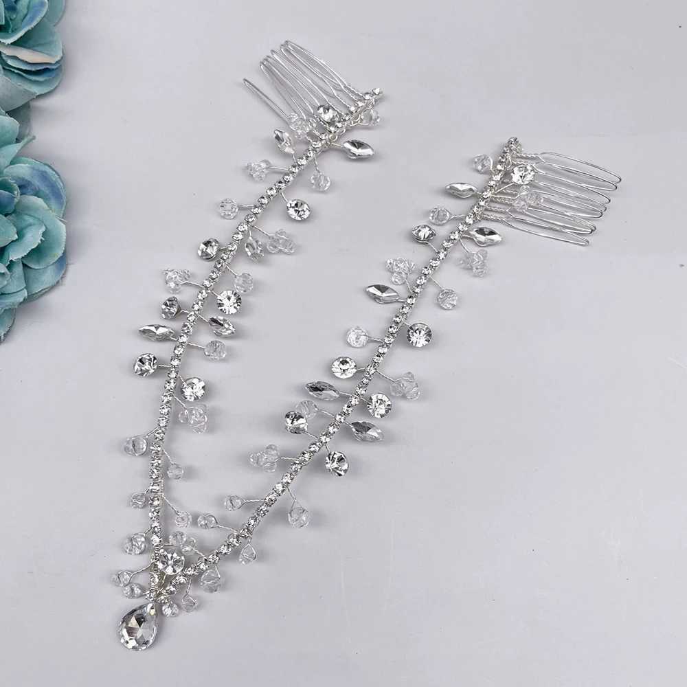 DZ217 Vintage Trend Rhinestone Head Chain Forehead Headband Indian African Bohemian Hair Accessories Crystal Tiara Headdress Z250605