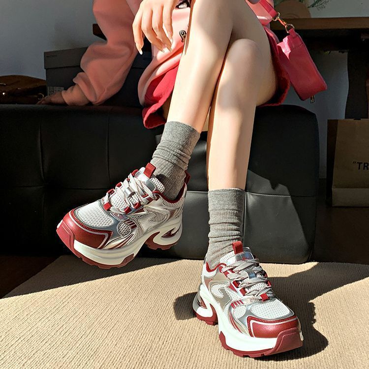 Fashionable Height Increasing Cm Dad Casual Shoes For Petite Women Spring Summer New Ins Trendy Casual Sneakers Women S Shoes Ddmysaturn