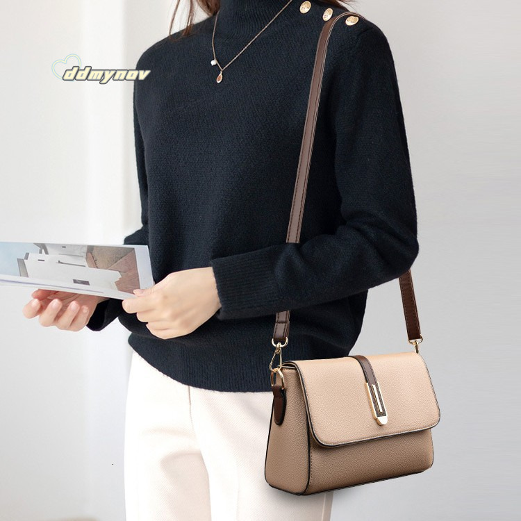 New Trendy Versatile Crossbody Fashion High-end Women's Korean Style Simple Shoulder Small Bag ddmynov
