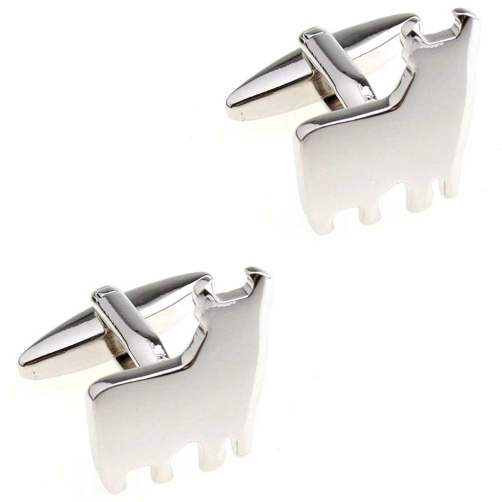 4 Styles TZG Fashion Animal Cufflinks Men Cuff Links Fish Sheep Deer 1 Pair Shipping W250606