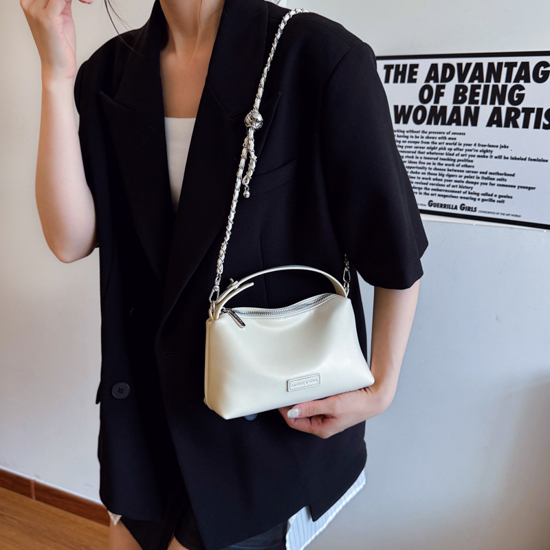 designer Niche Chain Underarm Bag for Women 2025 Summer New High-end Fashion Single Shoulder Bag Versatile Crossbody Pillow Bag