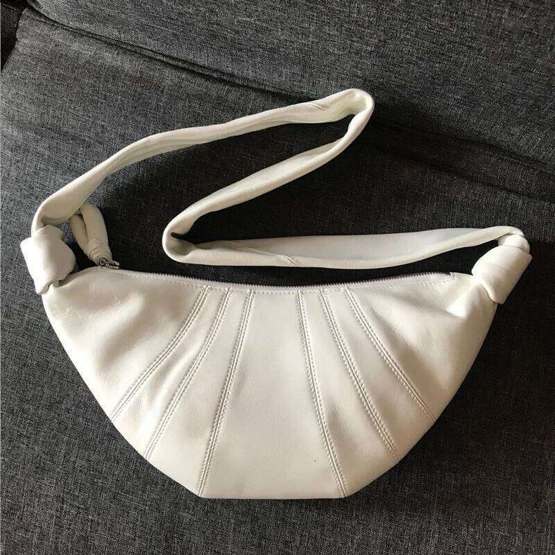 2025 Luxurious Leather Underarm Dumpling Bag Single Shoulder Ox Horn Bags Casual Commuting Soft Shape