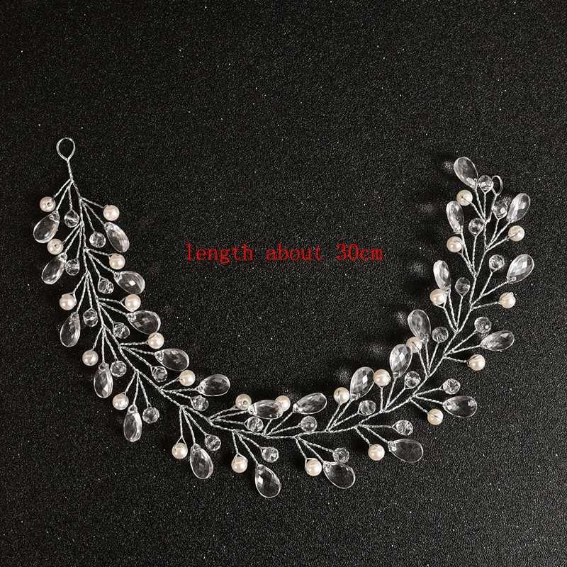 Pearl Rhinestone Headband Hair Accessories For Women Wedding Accessories Bride Headband Flower Headband Decoration For Hair Z250605
