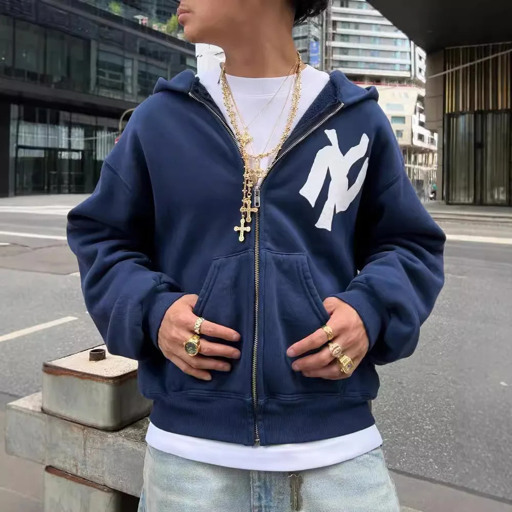 Hoodie Pullover Sweatshirt Y2K Streetwear Harajuku Hip Hop Retro Letter Pattern High Quality Hoodie Womens Clothing 250605