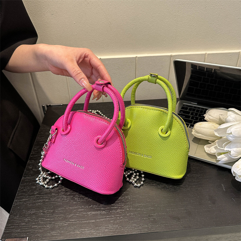 designer 2025 Spring/Summer New Fashion Korean Style Handbag Shoulder Crossbody Shell Bag for Women Wholesale and Mixed Orders Available