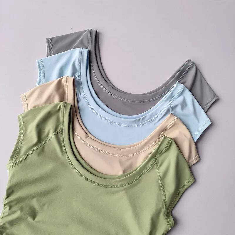 Fiess T-shirt Tops Women Outdoor Sports Loose Short Sleeve Gym Running Female Quick Drying Breathable Yoga Shirt