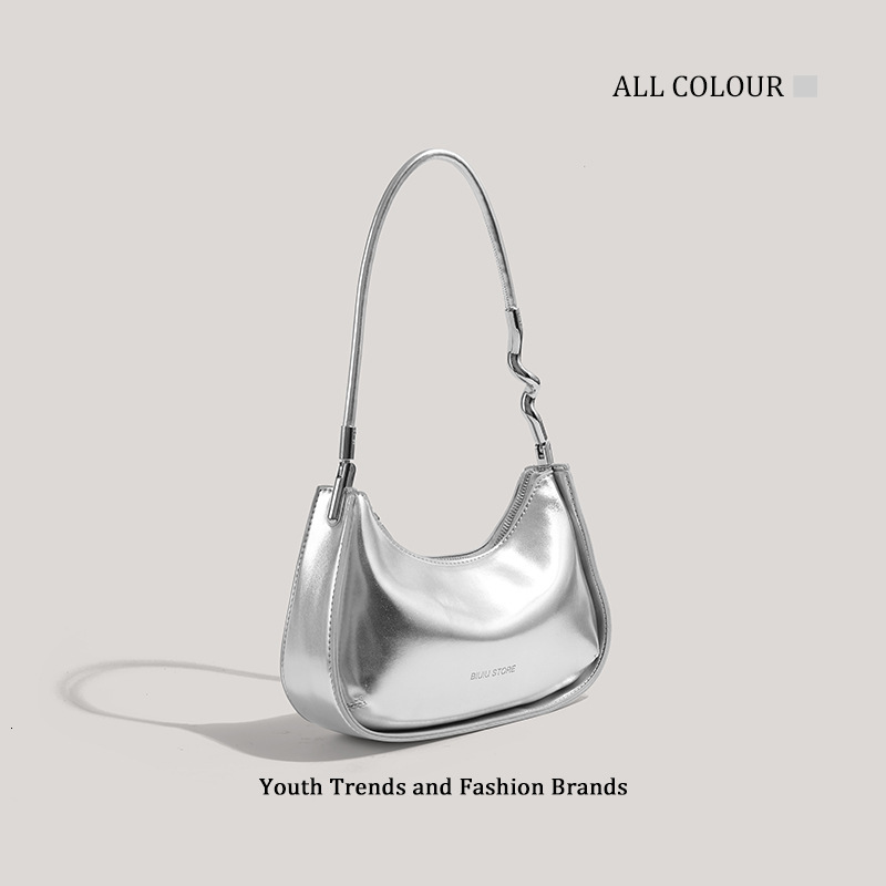 Fashion handbag crescent bag multifunctional niche shoulder bag large capacity daily commuting designer crossbody bag