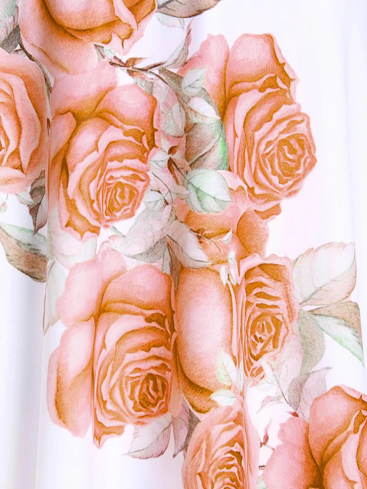 Rol Womens High Waist Rose Print Plus Size Curve Modest Tankini Swimsuit 250603