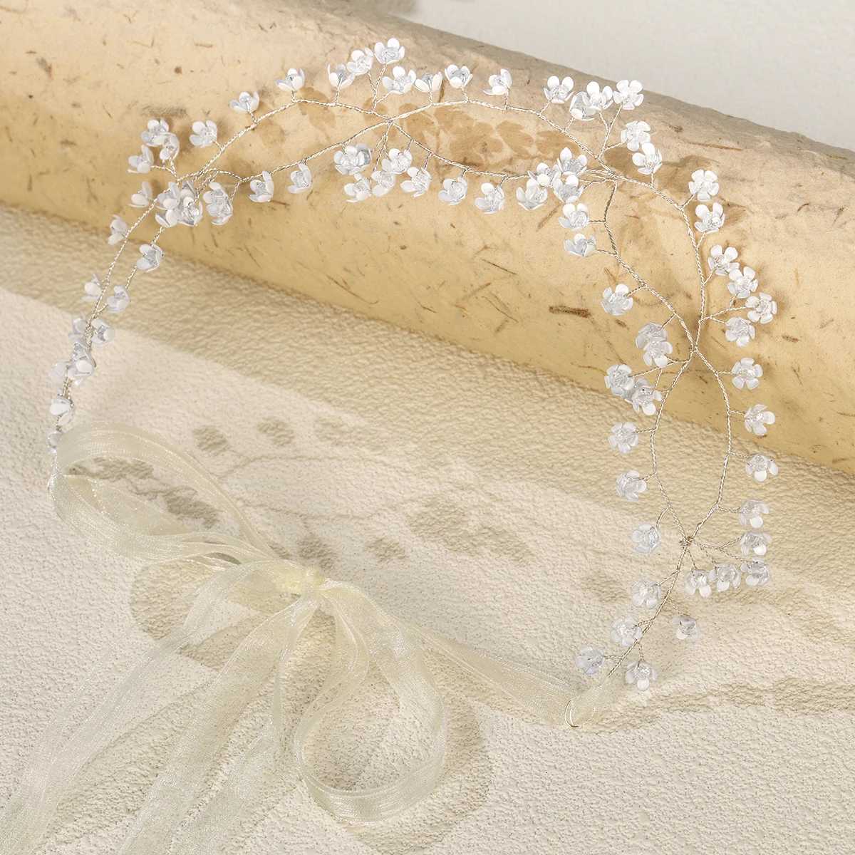 Trendy Delicate Full Star Flower Womans Hairband Bridal Wedding Elegant Headbands Headpieces Heavy Duty Luxury Hair Accessories Z250605