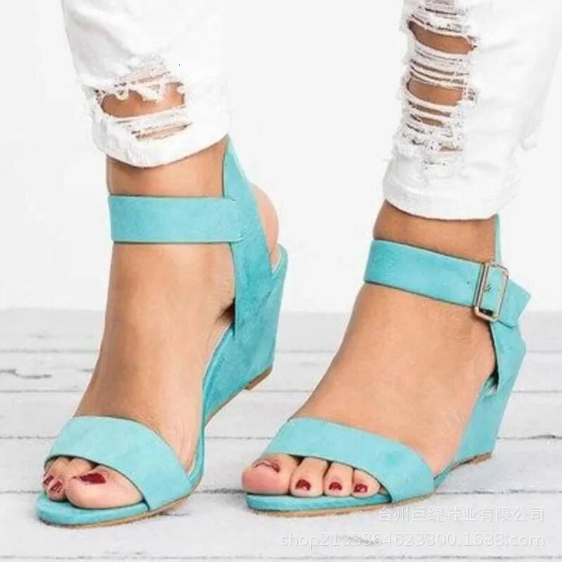 Ddmyoutdoor Summer Fashion Women Sandal Wedges Casual Woman Peep Toe Black Platform Sandals Causal Shoes Sdc Outdoor Shoes