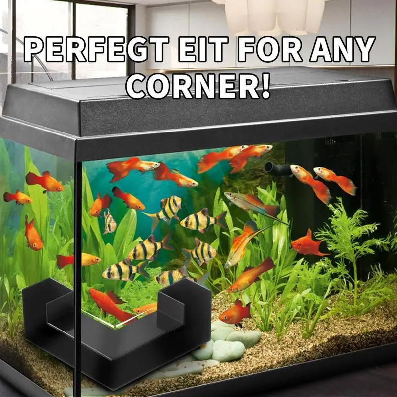 Aquarium Attractive Shrimp Hide Corner Tunnel Decorative Aquarium Tunnel Multifunctional Shrimp Cave Accessories for Fish Tank 250604