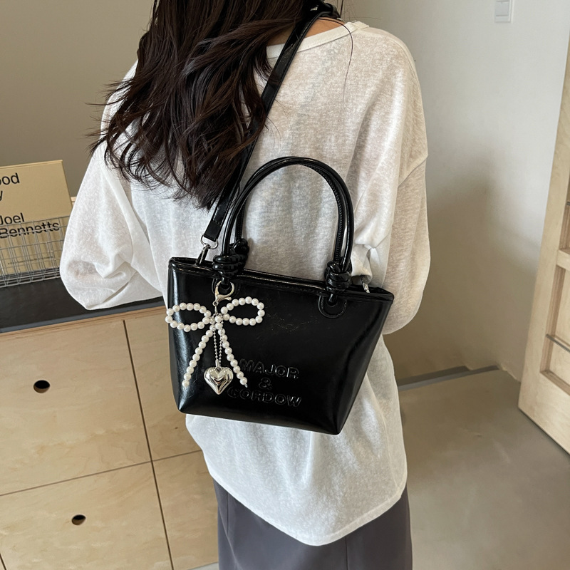 designer Korean Style Women's Bag High-end Exquisite Handbag 2025 Summer New Silver Crossbody Bag Basket Bag