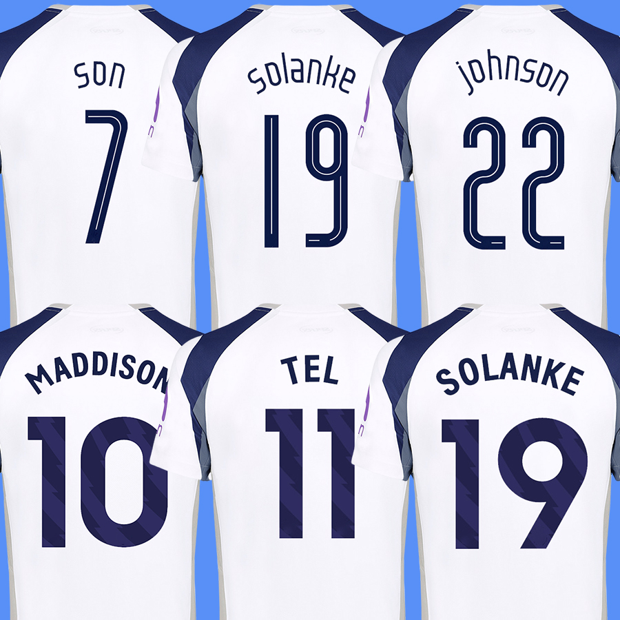 25 26 JOHNSON SON SOLANKE TEL soccer jersey MADDISON RICHARLISON ROMERO football shirt KULUSEVSKI BENTANCUR 2025 2026 men kids kits