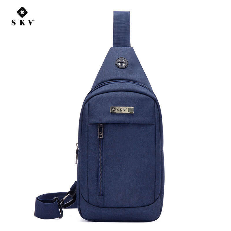 Men's Fashion Chest Trendy Crossbody Canvas Lightweight Casual Anti-Theft Small Backpack Shoulder Bag