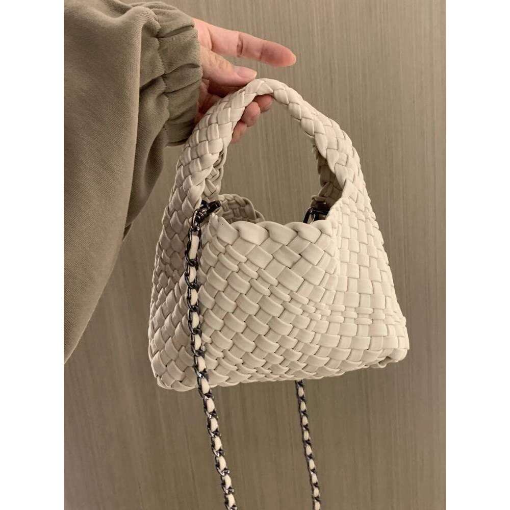 High Quality Handwoven Tote Handbag New Small Women s Fashion Shoulder Crossbody Bag