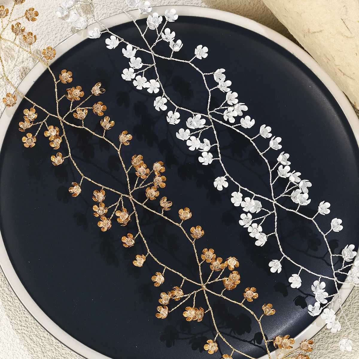 Trendy Delicate Full Star Flower Womans Hairband Bridal Wedding Elegant Headbands Headpieces Heavy Duty Luxury Hair Accessories Z250605