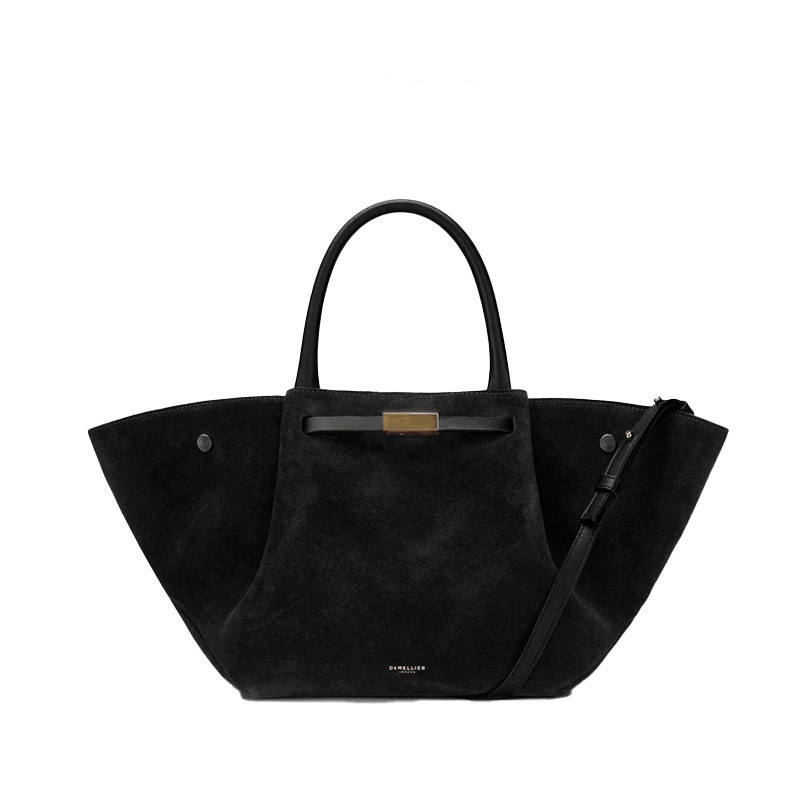 Midi NEW YORK Tote Leather Handbag Women Fashion Shoulder Bag, Designer Purse, Trendy Crossbody Bag For Ladies