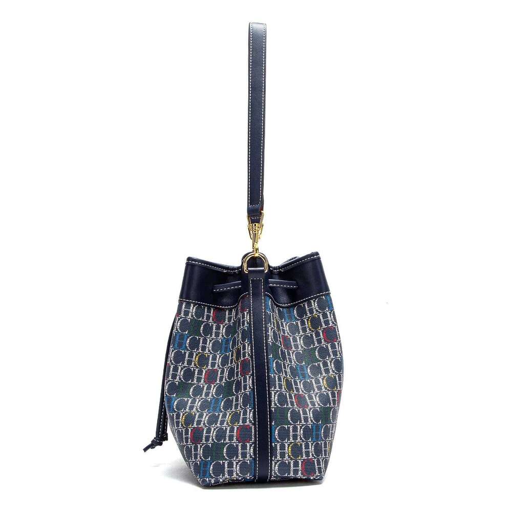 Ch2025 New Multifunctional Drawstring Crossbody Fashionable And Elegant Brand Alphabet Women's Shoulder Bag