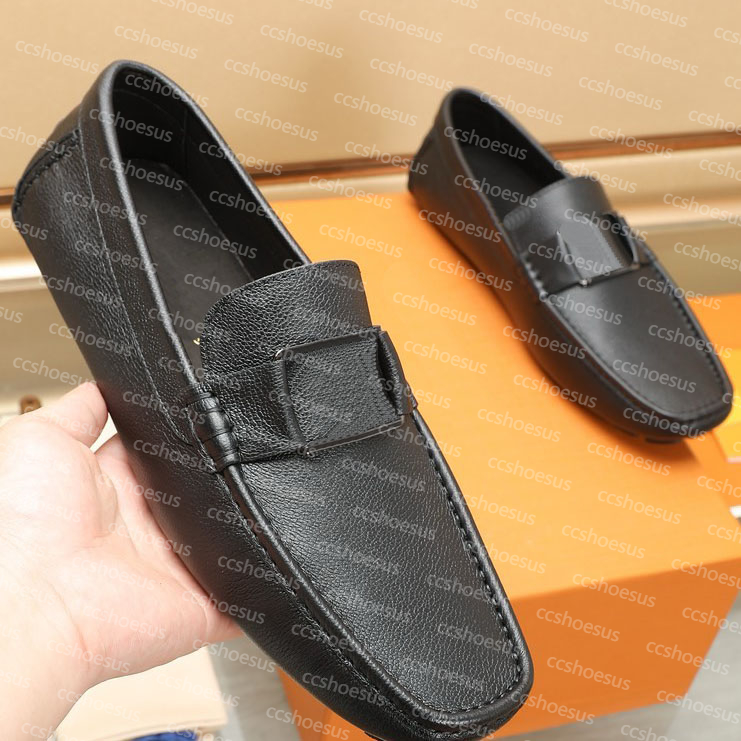 Dress Shoes Designer Men Driver Moccasin Loafer Top Quality Luxury Leather Platform Mule Monte Carlo Moccasin Loafers Flat Office Shoe