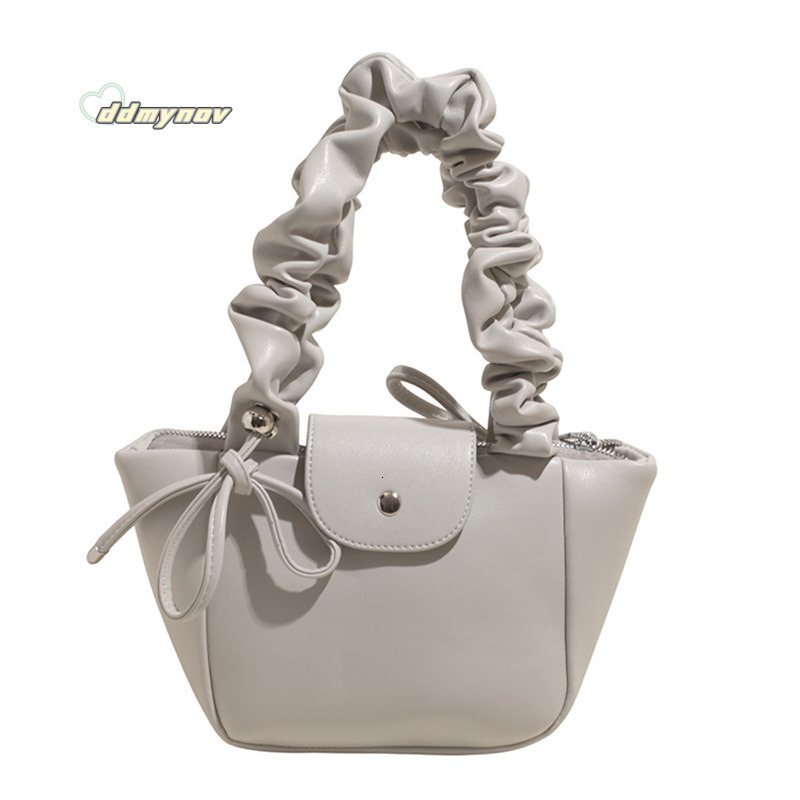 French Style Niche Pleated Dumpling for Women 2025 New High-end Fashion Handbag Commuter Underarm Shoulder Bag ddmynov