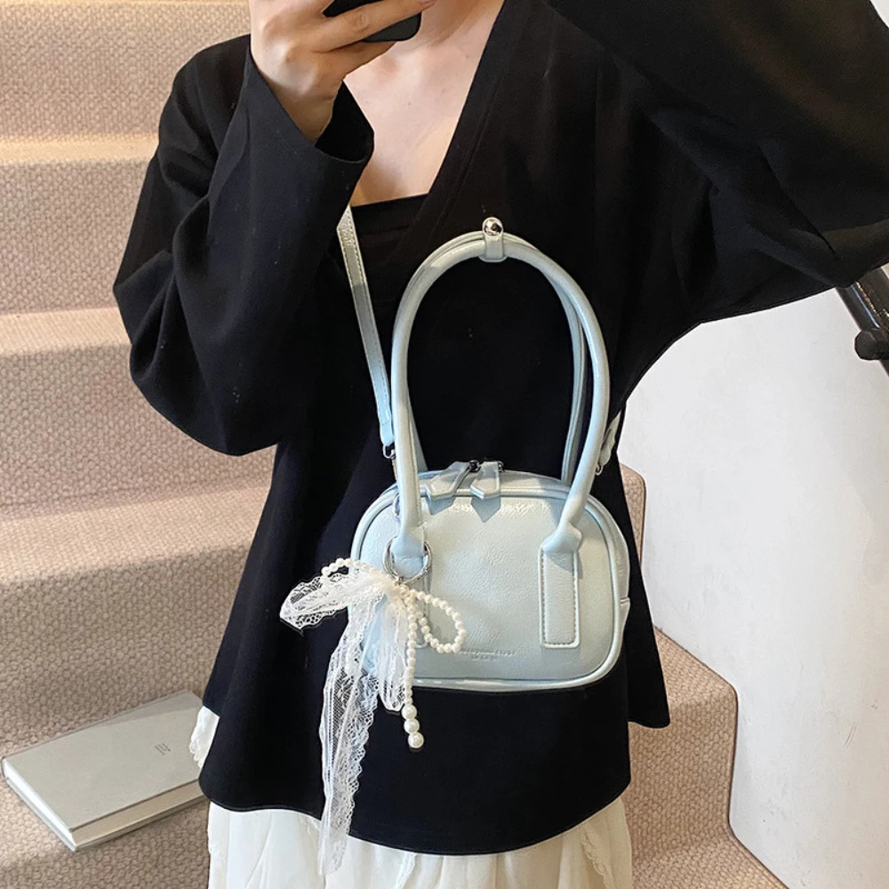 Women Summer Square One Shoulder Bag Contrast Color All-Match Versatile Crossbody Bags Hand-Held Daily Commute Packs 250605