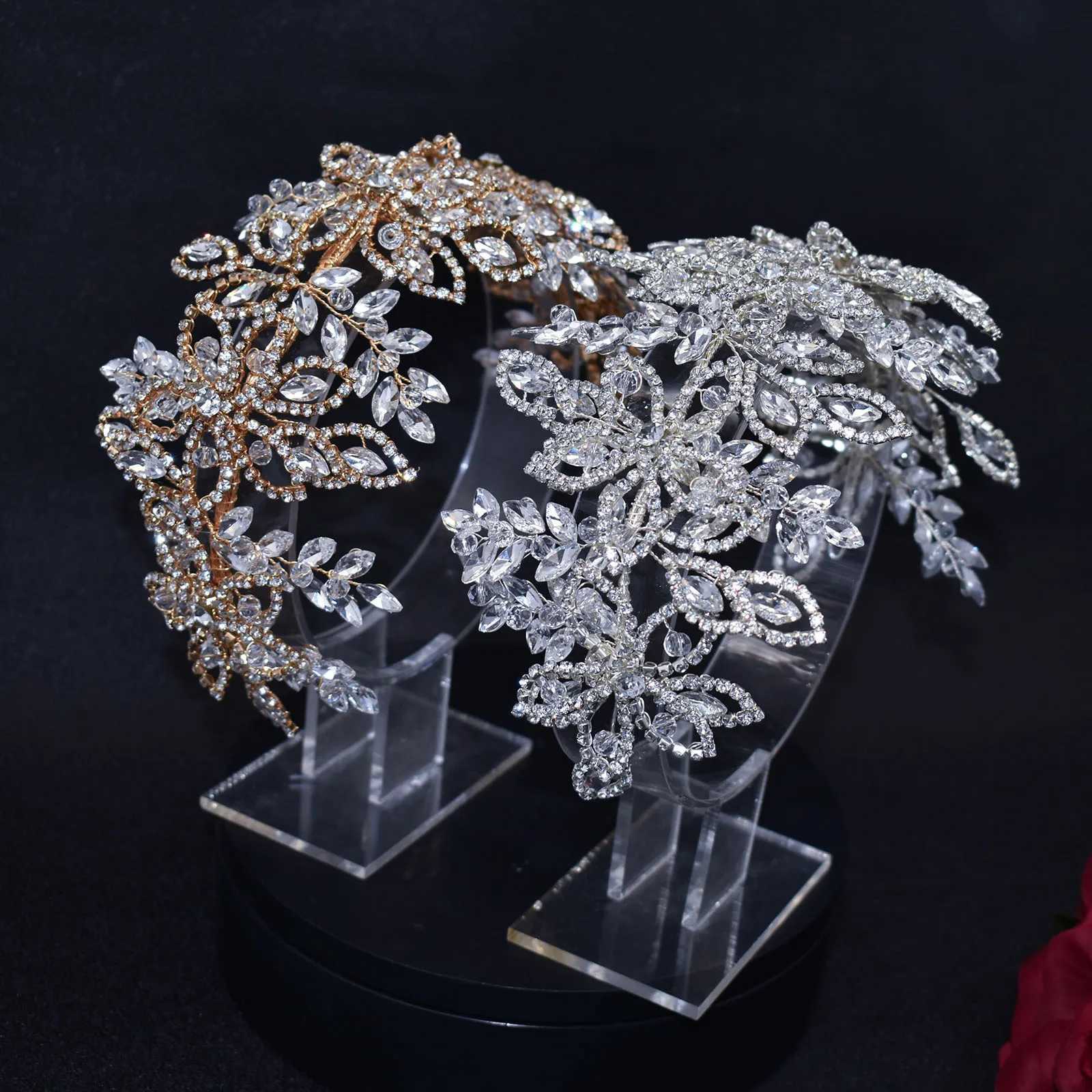 DZ087 Wedding Hair Accessories Crystal Bridal Tiara Crown Rhinestone Women Headpieces Party Head Jewelry Gift Bridesmaid Headwear Z250605