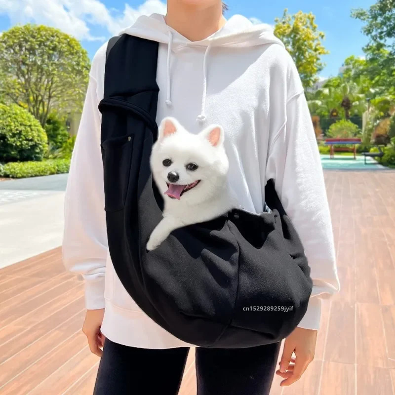 Comfortable Dog Bag Pet Crossbody Shoulder Bag Portable Outdoor Travel Cat Puppy Sling Bag Pet Carrying Supplies 250603