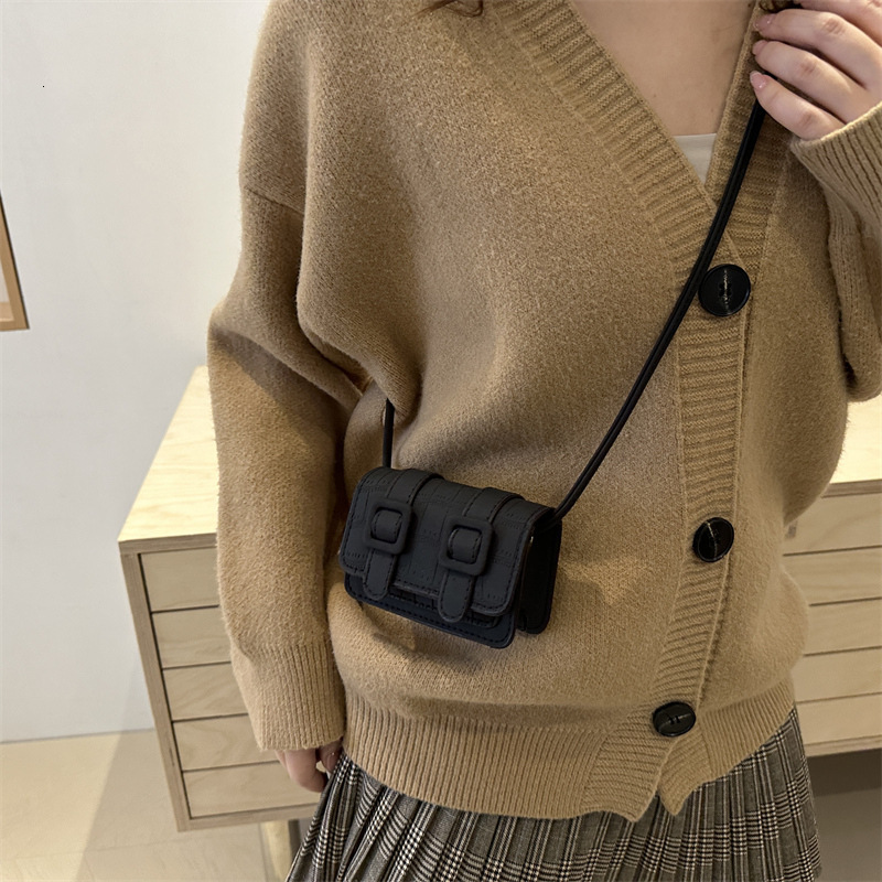 designer New Fashionable Stylish Women's Single Shoulder Crossbody Bag 2025 Winter Aesthetic Small Bag Women's Niche Design Small Square Bag