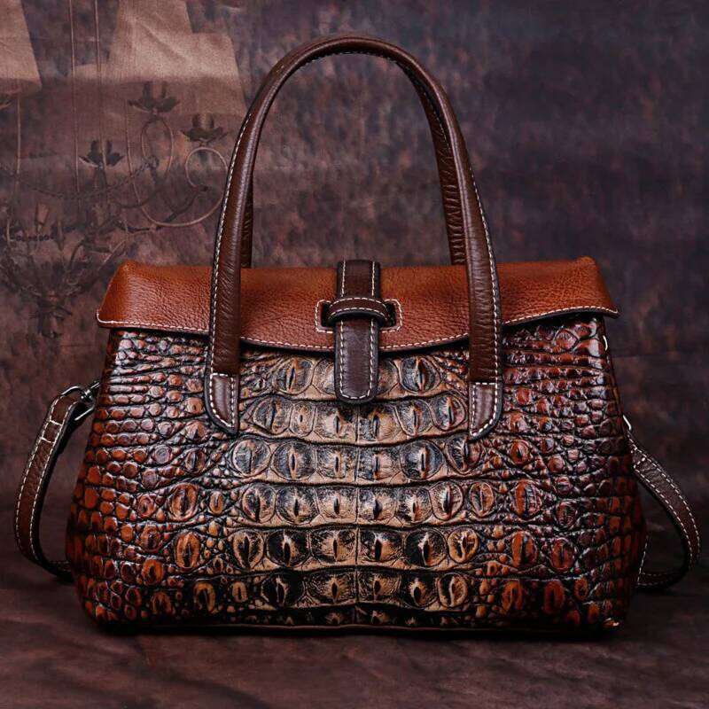 Green Small Women Shoulder Bags Genuine Leather Designer Handbags Ladies Alligator Handbag For Phone Bag 2025