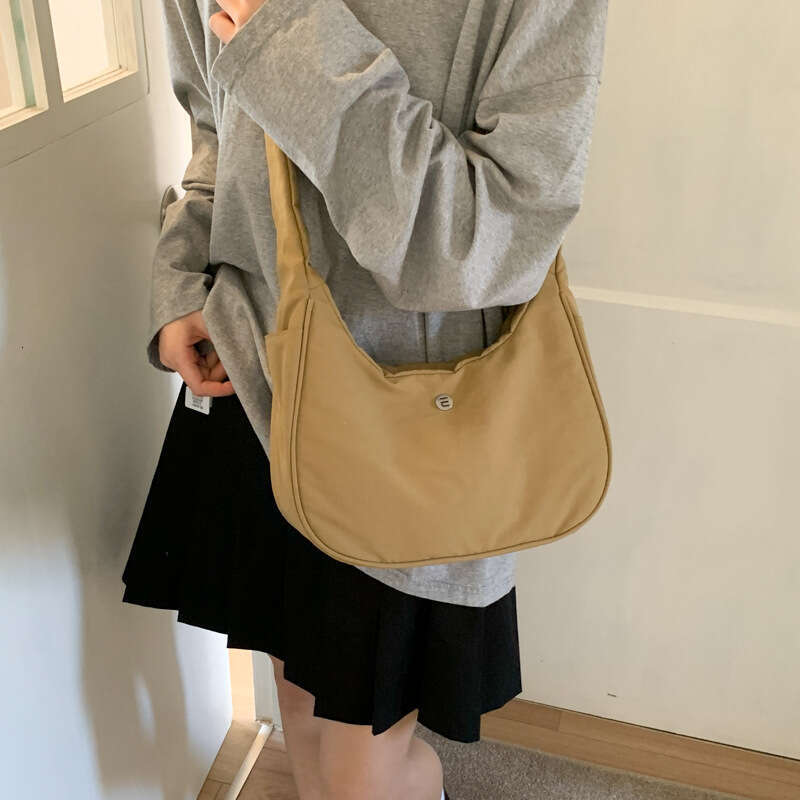 Canvas for Women 2025 New Niche Underarm Dumpling Summer Casual Travel Crossbody Bag