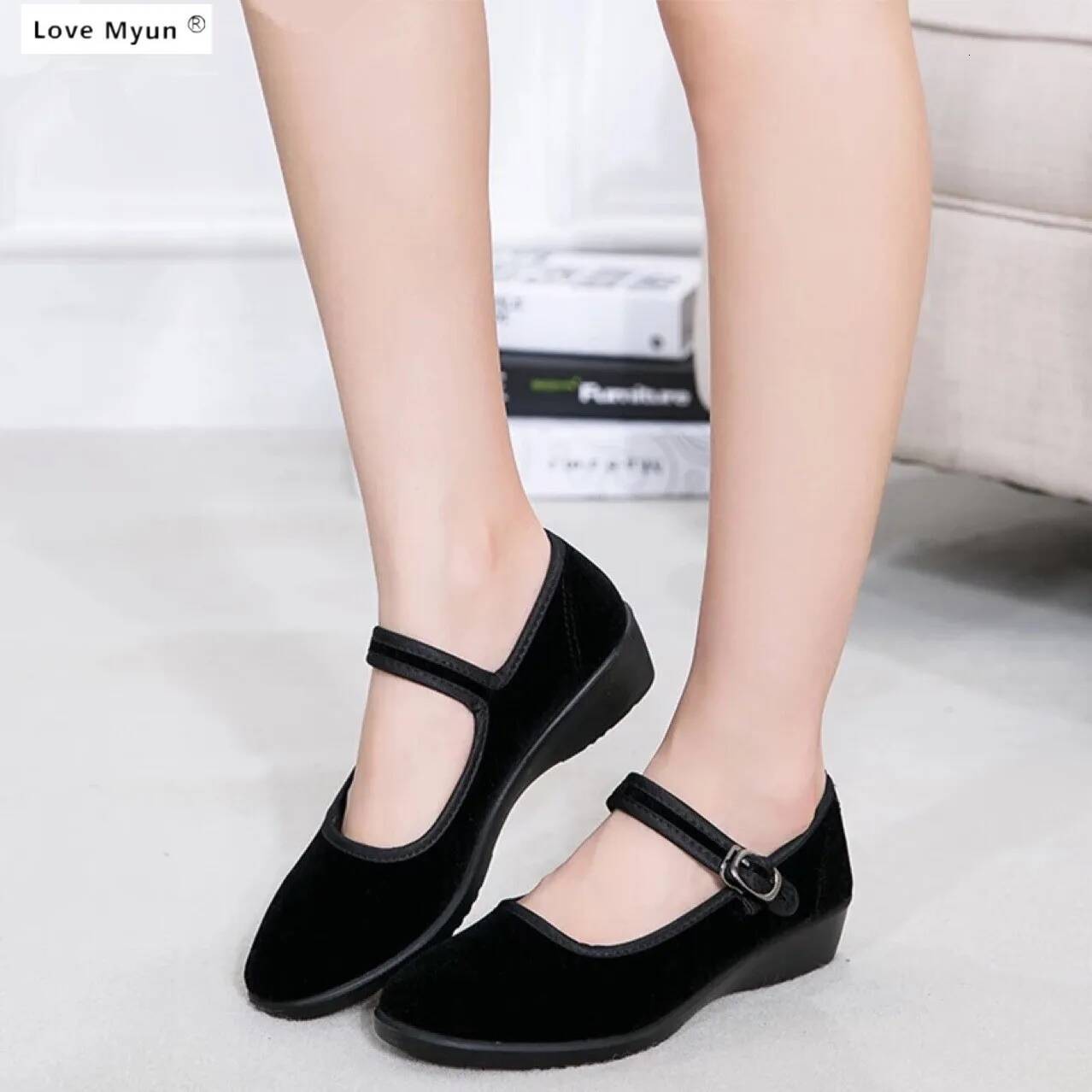 Ddmyoutdoor Women Ballet For Work Cloth Flats Sweet Loafers Slip On S Pregnant Flat Shoes Outdoor Shoes