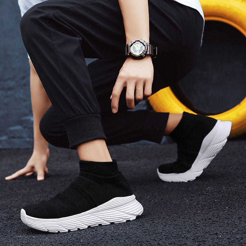 New Flyknit Sock Slip On Mesh Plus Size Couple Lightweight Casual Men S Sports Casual Shoes Shoes Ddmysaturn